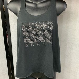 Black Racerback  Swing Top